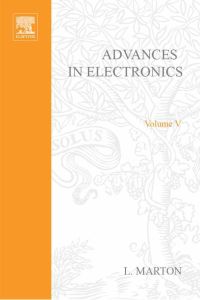 Cover image: ADVANCES ELECTRONIC &ELECTRON PHYSICS V5 9780120145058