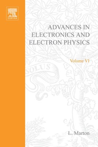 Imagen de portada: ADVANCES ELECTRONIC &ELECTRON PHYSICS V6 9780120145065