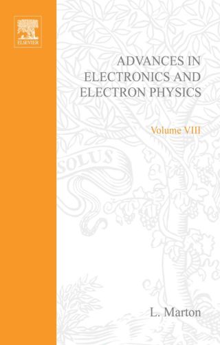 Imagen de portada: ADVANCES ELECTRONI &ELECTRON PHYSICS V8 9780120145089