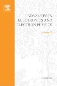 Cover image: ADVANCES ELECTRONIC &ELECTRON PHYSICS V10 9780120145102