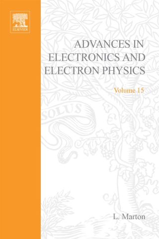 表紙画像: ADVANCES ELECTRONC &ELECTRON PHYSICS V15 9780120145157