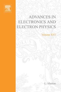 表紙画像: ADVANCES ELECTRONC &ELECTRON PHYSICS V16 9780120145164