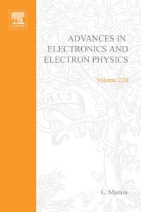 Cover image: ADVANCES ELECTRONC &ELECTRON PHYSICS V22 9780120145225