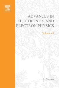 Immagine di copertina: ADVANCES ELECTRONC &ELECTRON PHYSICS V43 9780120146437
