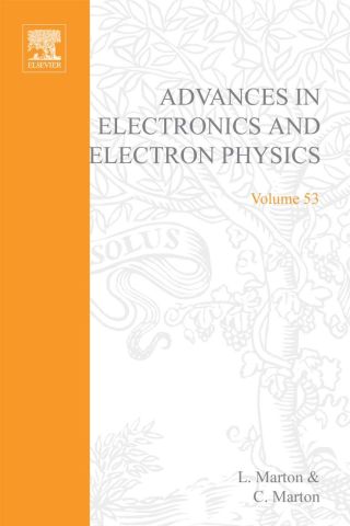 صورة الغلاف: ADV ELECTRONICS ELECTRON PHYSICS V53 9780120146536