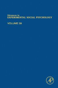 Titelbild: Advances in Experimental Social Psychology 9780120152391