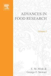 Imagen de portada: ADVANCES IN FOOD RESEARCH VOLUME 1 9780120164011