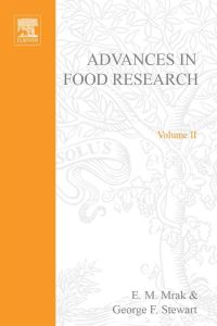Imagen de portada: ADVANCES IN FOOD RESEARCH VOLUME 2 9780120164028