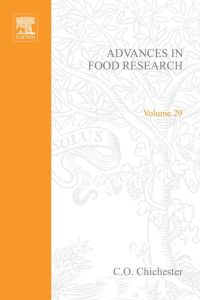 Cover image: ADVANCES IN FOOD RESEARCH VOLUME 29 9780120164295