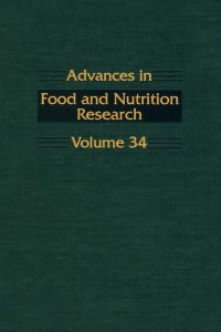 Imagen de portada: ADVANCS IN FOOD & NUTRITION RESEARCH,V34 9780120164349
