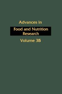 表紙画像: ADVANCS IN FOOD & NUTRITION RESEARCH,V35 9780120164356