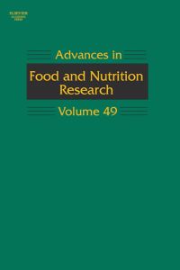表紙画像: Advances in Food and Nutrition Research 9780120164493