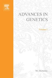 Cover image: ADVANCES IN GENETICS VOLUME 1 9780120176014