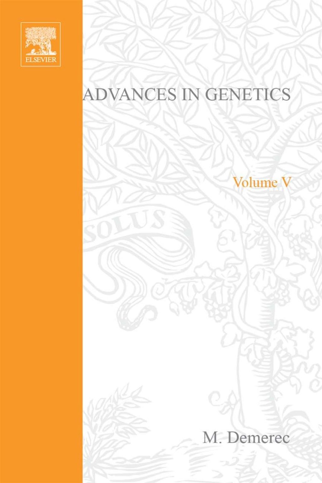 ADVANCES IN GENETICS VOLUME 5