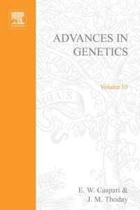 Immagine di copertina: ADVANCES IN GENETICS VOLUME 10 9780120176106
