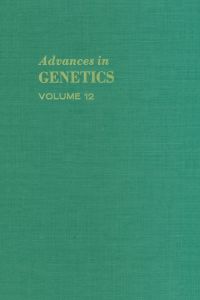 Cover image: ADVANCES IN GENETICS VOLUME 12 9780120176120