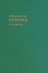 表紙画像: ADVANCES IN GENETICS VOLUME 23 9780120176236