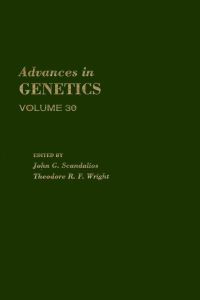 表紙画像: ADVANCES IN GENETICS VOLUME 30 9780120176304