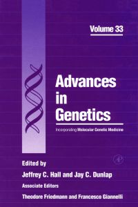 Titelbild: Advances in Genetics 9780120176335
