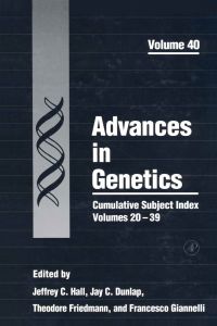 Cover image: Cumulative Subject Index, Volumes 20-39 9780120176403