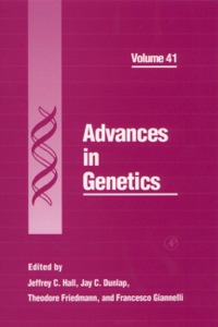Imagen de portada: Advances in Genetics 9780120176410