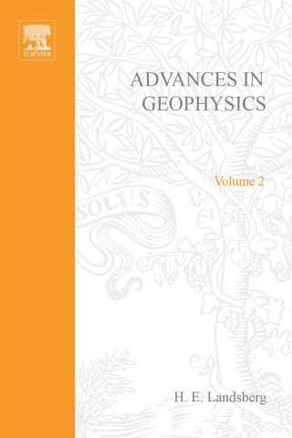 Cover image: ADVANCES IN GEOPHYSICS VOLUME 2 9780120188024