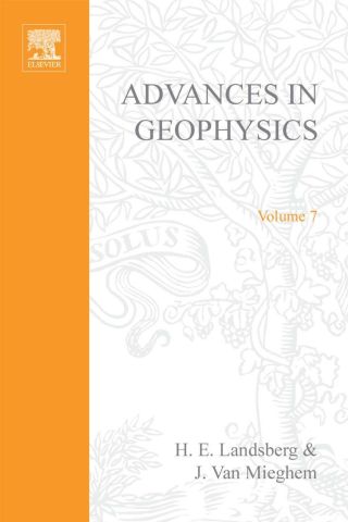 Omslagafbeelding: ADVANCES IN GEOPHYSICS VOLUME 7 9780120188079