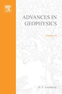 Cover image: ADVANCES IN GEOPHYSICS VOLUME 14 9780120188147