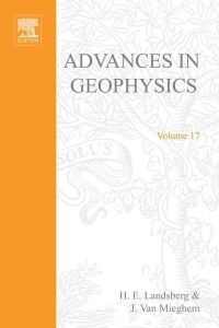 Cover image: ADVANCES IN GEOPHYSICS VOLUME 17 9780120188178