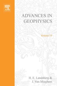 Titelbild: ADVANCES IN GEOPHYSICS VOLUME 19 9780120188192