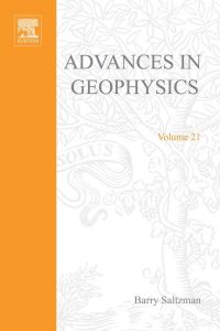 Cover image: ADVANCES IN GEOPHYSICS VOLUME 21 9780120188215