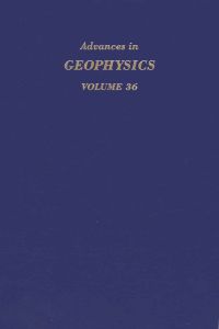 Imagen de portada: Advances in Geophysics 9780120188369