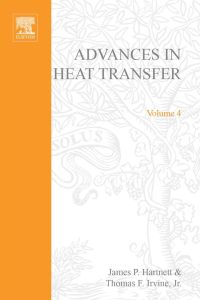 Imagen de portada: ADVANCES IN HEAT TRANSFER VOLUME 4 9780120200047
