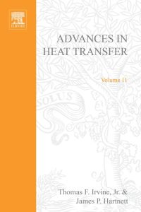 Cover image: ADVANCES IN HEAT TRANSFER VOLUME 11 9780120200115