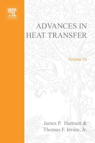 Imagen de portada: ADVANCES IN HEAT TRANSFER VOLUME 16 9780120200160