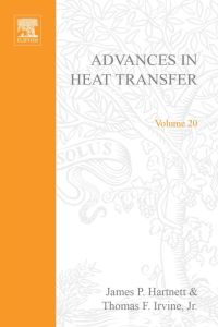 Cover image: ADVANCES IN HEAT TRANSFER VOLUME 20 9780120200207