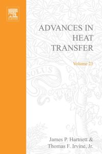 Cover image: ADVANCES IN HEAT TRANSFER VOLUME 23 9780120200238