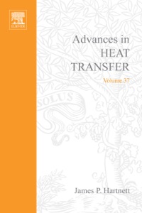 Cover image: Advances in Heat Transfer 9780120200375