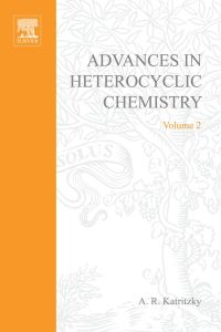 Imagen de portada: ADVANCES IN HETEROCYCLIC CHEMISTRY V 2 9780120206025