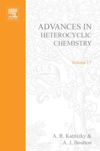 Imagen de portada: ADVANCES IN HETEROCYCLIC CHEMISTRY V17 9780120206179