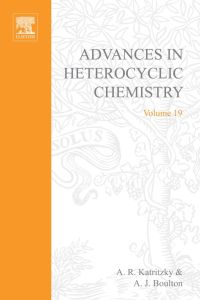 Immagine di copertina: ADVANCES IN HETEROCYCLIC CHEMISTRY V19 9780120206193