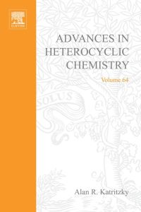 Imagen de portada: Advances in Heterocyclic Chemistry 9780120207640