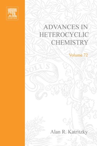Imagen de portada: Advances in Heterocyclic Chemistry 9780120207725