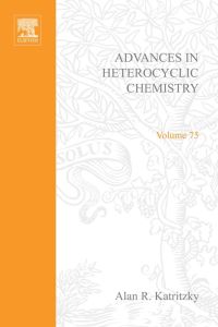 Imagen de portada: Advances in Heterocyclic Chemistry 9780120207756