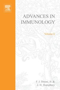 Cover image: ADVANCES IN IMMUNOLOGY VOLUME 6 9780120224067