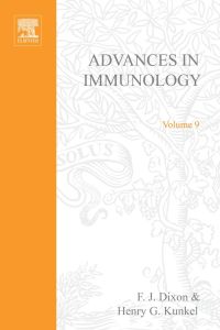 Cover image: ADVANCES IN IMMUNOLOGY VOLUME 9 9780120224098