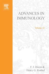 Cover image: ADVANCES IN IMMUNOLOGY VOLUME 14 9780120224142
