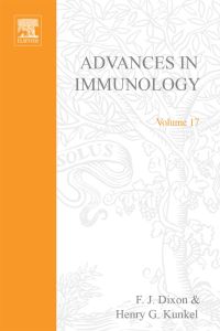 Cover image: ADVANCES IN IMMUNOLOGY VOLUME 17 9780120224173