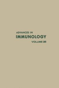 Cover image: ADVANCES IN IMMUNOLOGY VOLUME 26 9780120224265