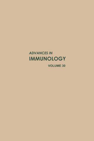صورة الغلاف: ADVANCES IN IMMUNOLOGY VOLUME 30 9780120224302